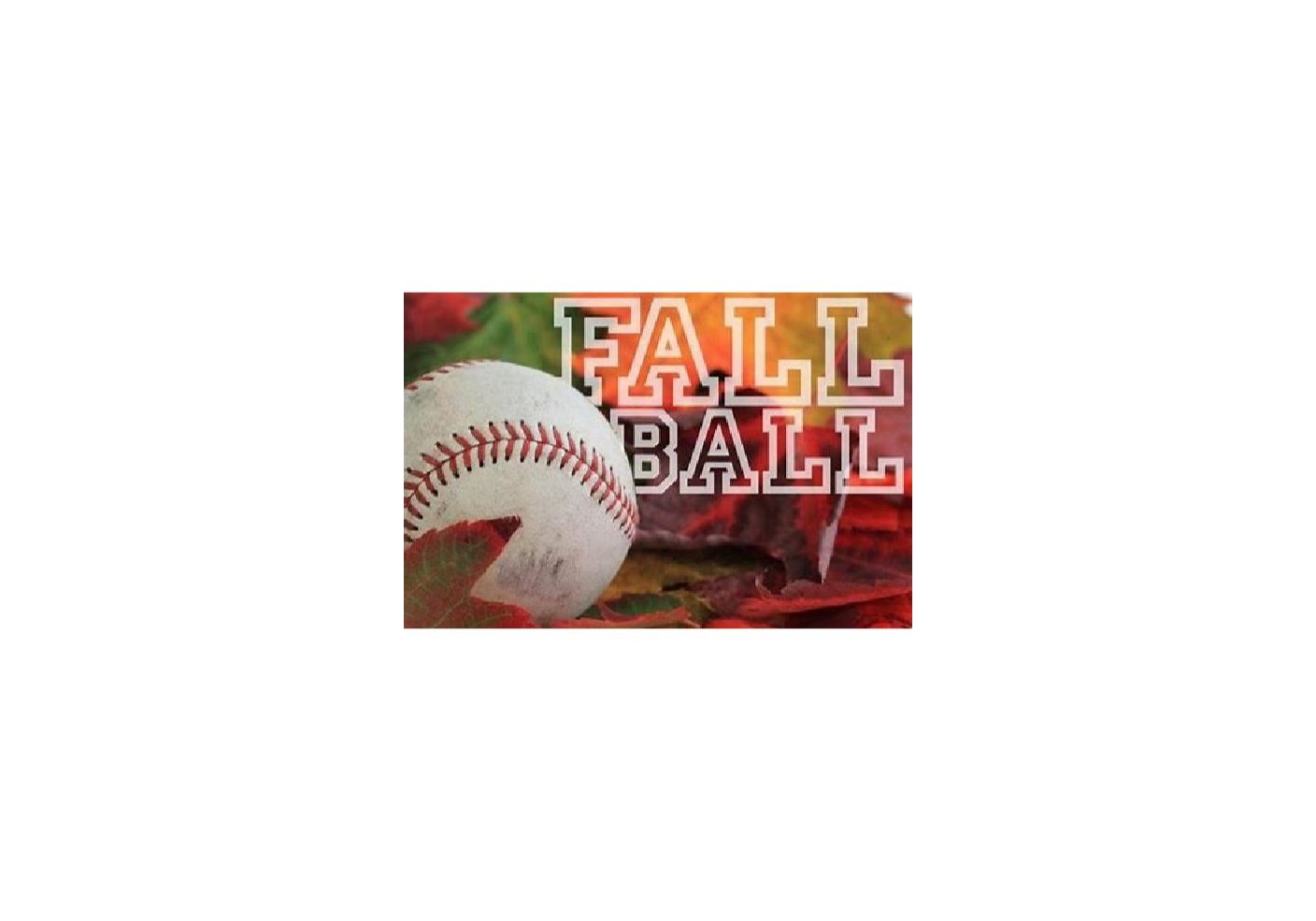 fall ball graphic